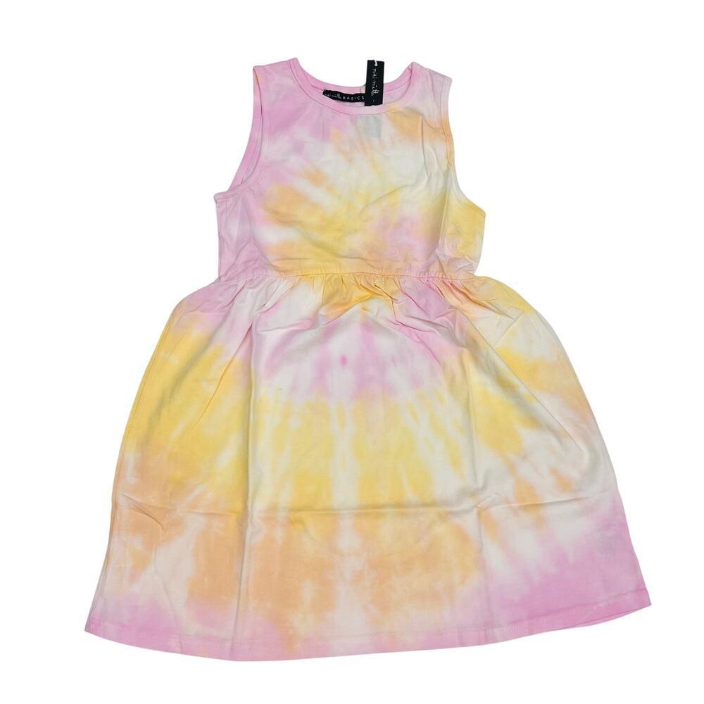 NWT Miki Miette Basics 3T Rainbow Tie Dye Tank Dress